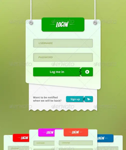 website template with login page techyv com free login templates for websites